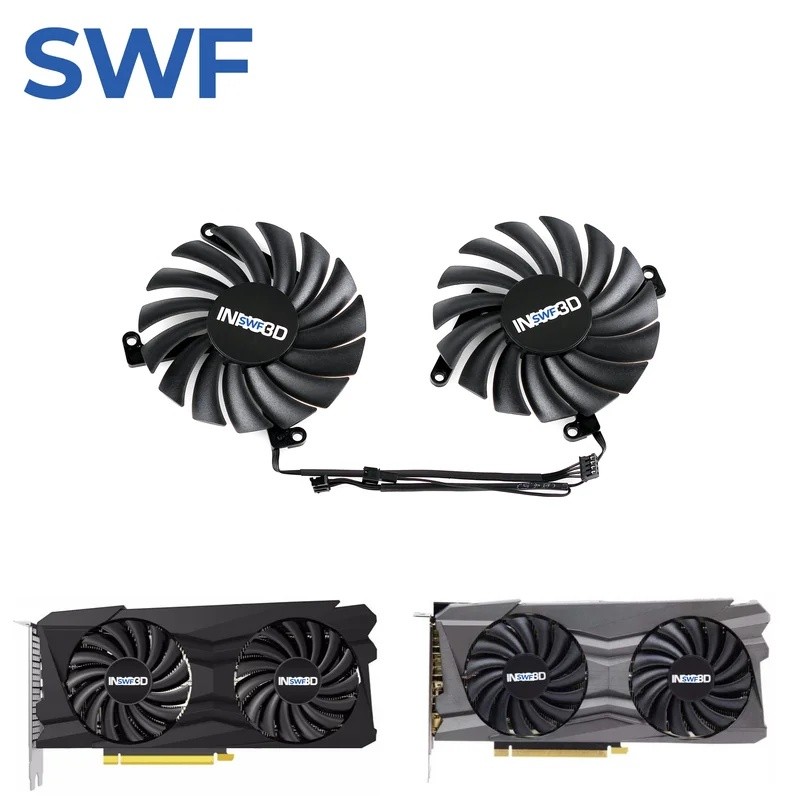 * Quạt Làm Mát CF-12910S Cho INNO3D RTX 3050 3060 Ti 3070 TWIN X2 OC Quạt Làm Mát Card Đồ Họa *
