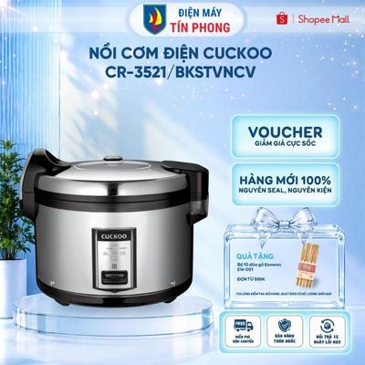 Nồi Cơm Điện Cuckoo CR-3521/BKSTVNCV 6.3L - Công Nghiệp - Gia Nhiệt 3D | Bảo hành chính hãng
