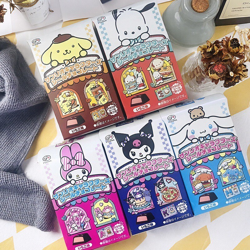 Hàng sẵn có Vận chuyển nhanh FUJIYA FUJIYA Anpanman Chocolate Sanrio Strawberry Sandwich Chocolate S