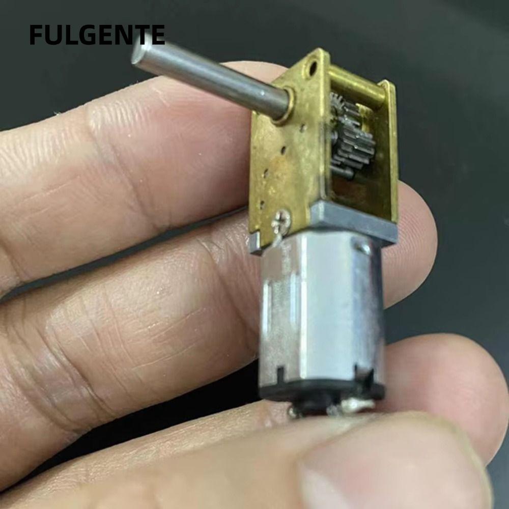FULGENTE Micro Worm Gear Giảm tốc, Động cơ bánh răng Mini chịu nhiệt độ cao chống mài mòn, Hộp số 12