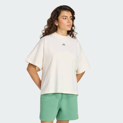 adidas Phong cách sống ÁO THUN 3 STRIPES STUDIO BOYFRIEND Nữ trắng HZ0858