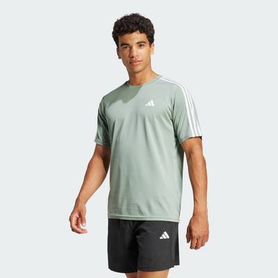 adidas Gym & Training Áo Thun Tập Luyện 3 Sọc Train Essentials Nam màu xanh lá JC5397
