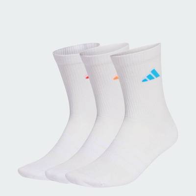 adidas Phong cách sống BỘ 3 ĐÔI TẤT CỔ TRUNG LÓT ĐỆM SPORTSWEAR Unisex trắng KC9623