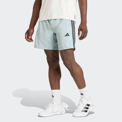 adidas Gym & Training QUẦN SHORT DỆT CƠ BẢN 3 GẠCH WORKOUT ESSENTIAL Nam màu xanh lá KD0684