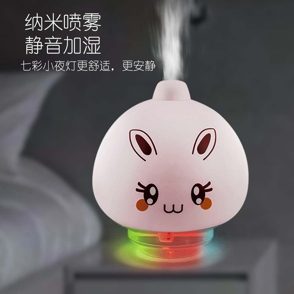 Máy Tạo Độ Ẩm Phòng Ngủ Gia Đình Nhỏ USB Lọc Không Khí Xịt Để Bàn Điều Hòa Không Khí Phòng Ngủ Xe Qu