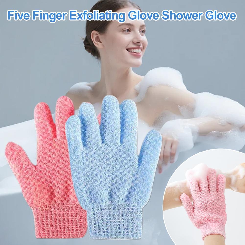 Găng tay đi tắm Five Fingers Găng tay đi tắm tẩy tế bào chết cho mọi loại da M2b4
