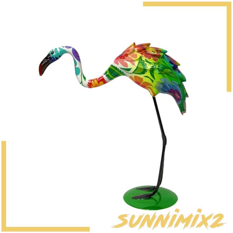 Điêu khắc Flamingo với đế phẳng đứng Flamingo Đỏ