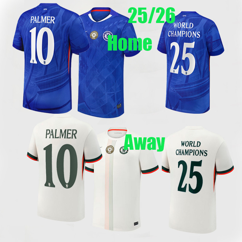 25 / 26 PALMER vải bóng đá 25 / 26 Áo CheLsEas ENZO N.JACKSON NKUNKU JAMES MADUEKE SANCHO NETO COLL 