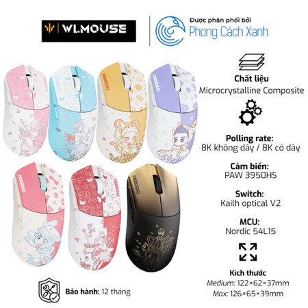 WLmouse x Feirenzai Beast G | Limited Edition - Chuột không dây 8K phiên bản giới hạn