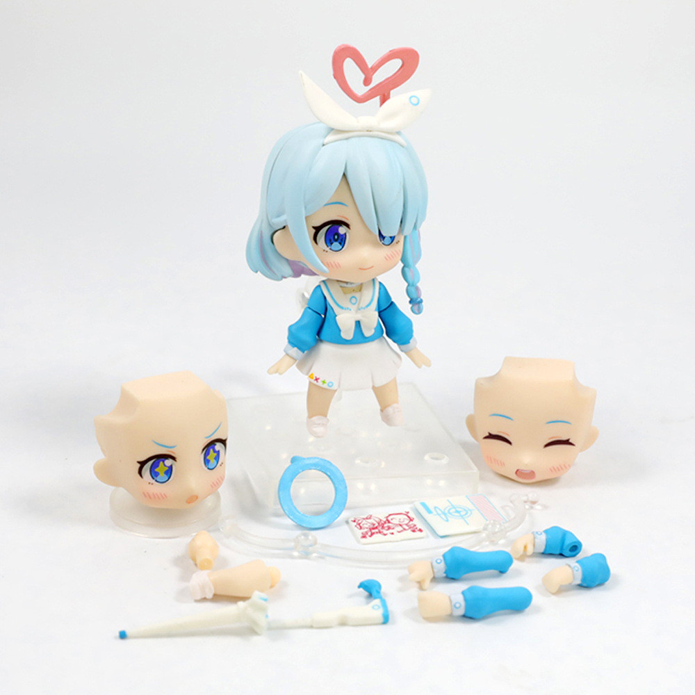 Bán Chạy Cô Gái Đẹp q-version Nendoroid Arona Xanh Enchantress Nhân Vật Hành Động Hình Mô Hình Quà T