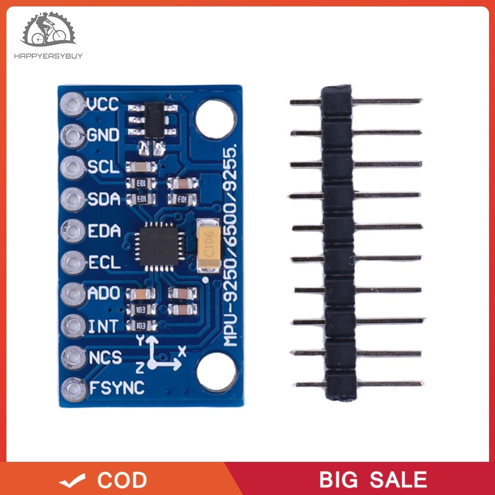 Hạnh phúc❣ Cảm biến con quay hồi chuyển gia tốc 6 trục MPU6500 6 trục 6DOF GY-6500 Mô-đun cảm biến t