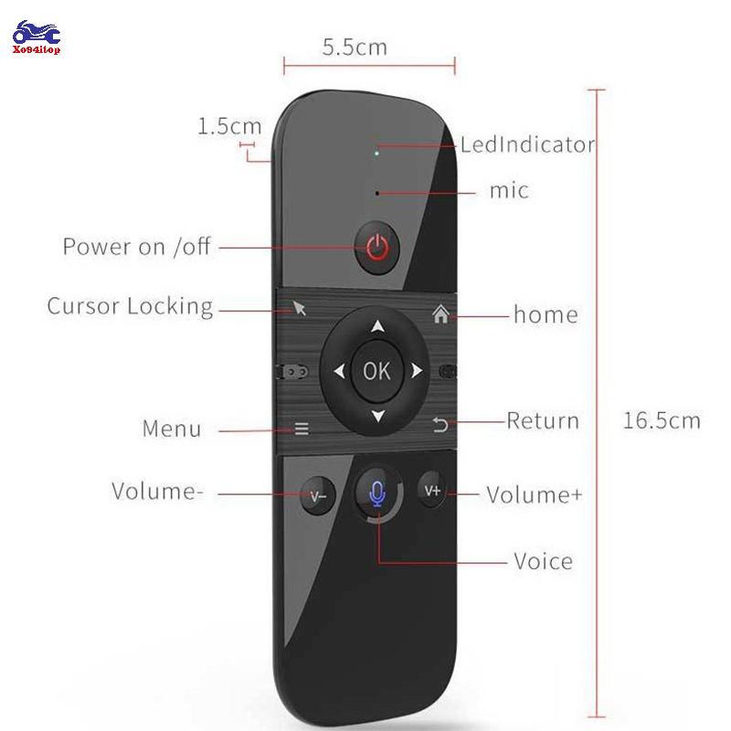 XOITOP Sensitive M8 Air Mouse Điều khiển từ xa bằng giọng nói Bàn phím Mini không dây 2.4G cho Andro