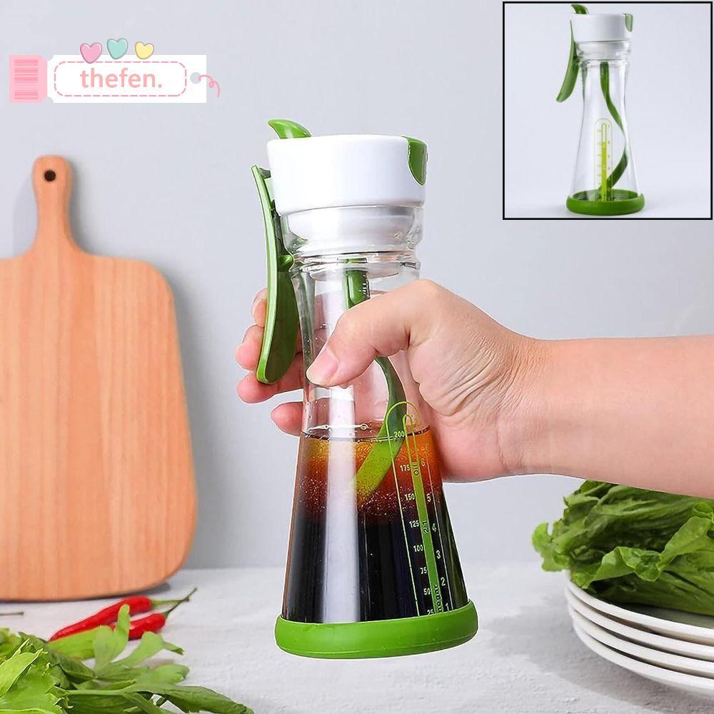 THEFEN Salad Dressing Mixer Chai, Hộp đựng nước ép chống rò rỉ Máy xay sinh tố Salad Dressing Shaker