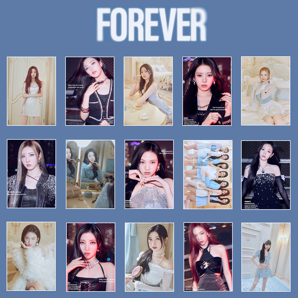 BABYMONSTER Poster FOREVER Album Ngoại Vi Hình Poster RUKA ASA BM Poster Tự Dính