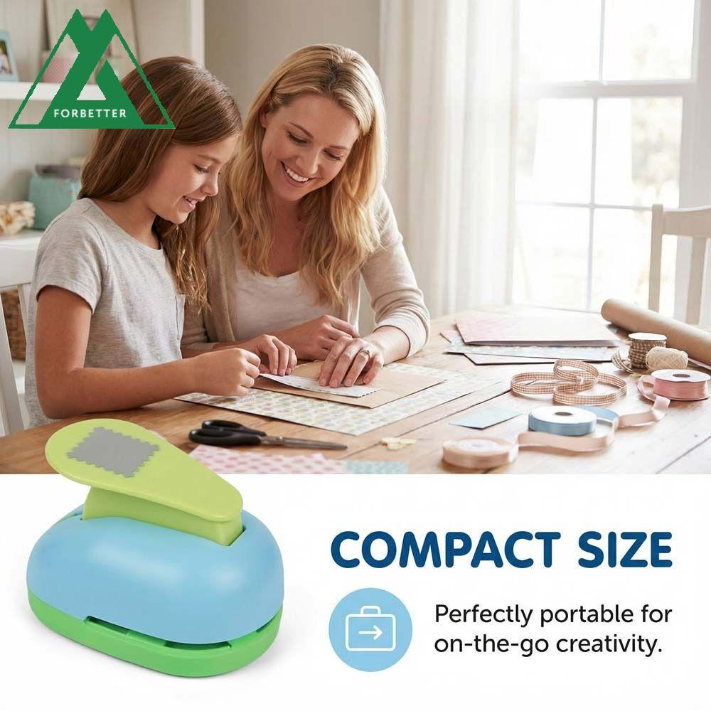 FORBETTER Stamp Border Punch, Stamp Shape Cut Craft Dập nổi|Văn Phòng Phẩm Tiết Kiệm Nhân Công Punch