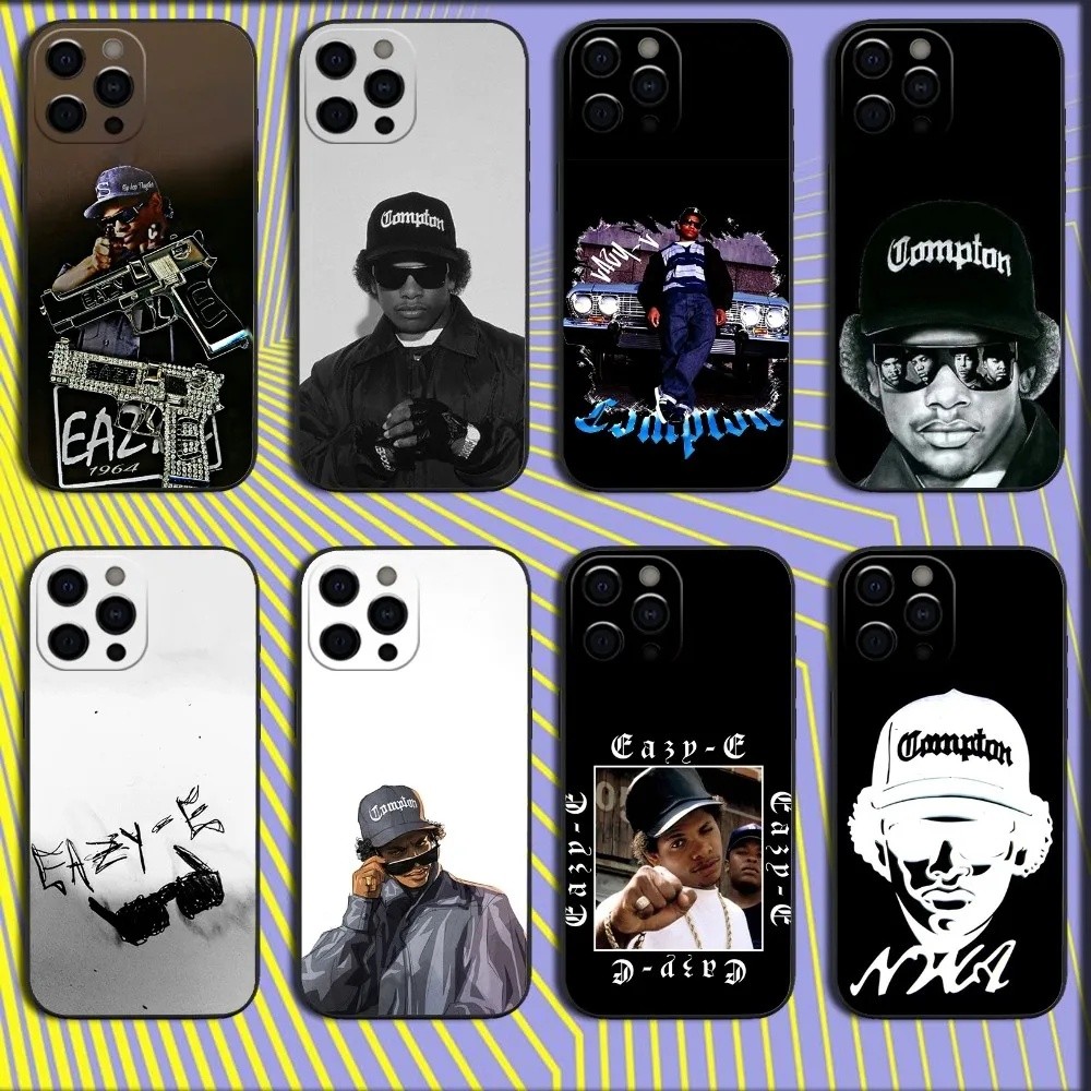 Ốp Điện Thoại TP-1 Rapper E-Eazy E Cho iPhone 16,15,14,13,12,11, Pro, X, XS, Max, XR, Plus, Mini Mềm