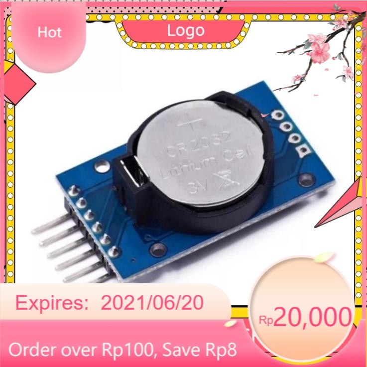 Mô đun bộ nhớ đồng hồ thời gian thực Ds3231 At24C32 Iic Rtc Ds3231Sn