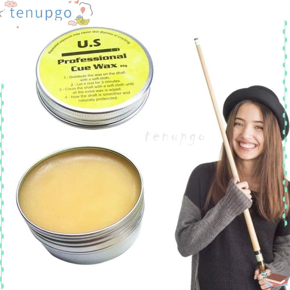 TENUPGO Pool Cue Wax, Cue Stick Supplies Silky Pool Cue Shaft Wax, Công thức cụ thể bằng gỗ Cue Shaf
