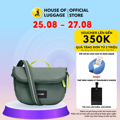 Túi đeo chéo chống trộm Pacsafe® Go Anti Theft Saddle Crossbody Pacsafe Úc