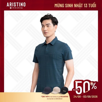 Áo polo nam ngắn tay slim fit ARISTINO phong độ, trẻ trung APS088S3
