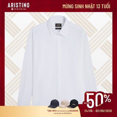 Áo Sơ Mi Trắng Nam Tay dài Aristino Business Regular Fit 1LS1260Z