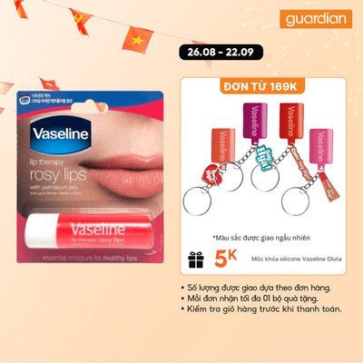 Son Dưỡng Môi Vaseline Rosy Lips Hoa Hồng 4,8Gr