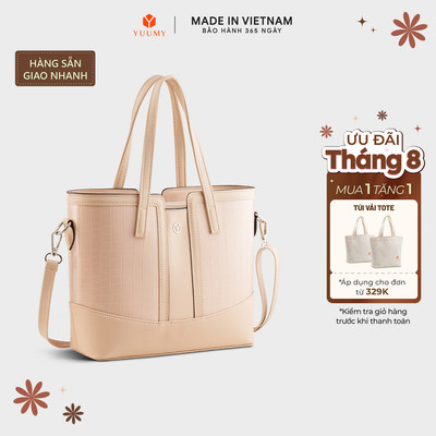 Túi Yuumy (Thời trang nữ hiện đại cỡ trung  - Túi xách da Verein YTX53) Bagsmart