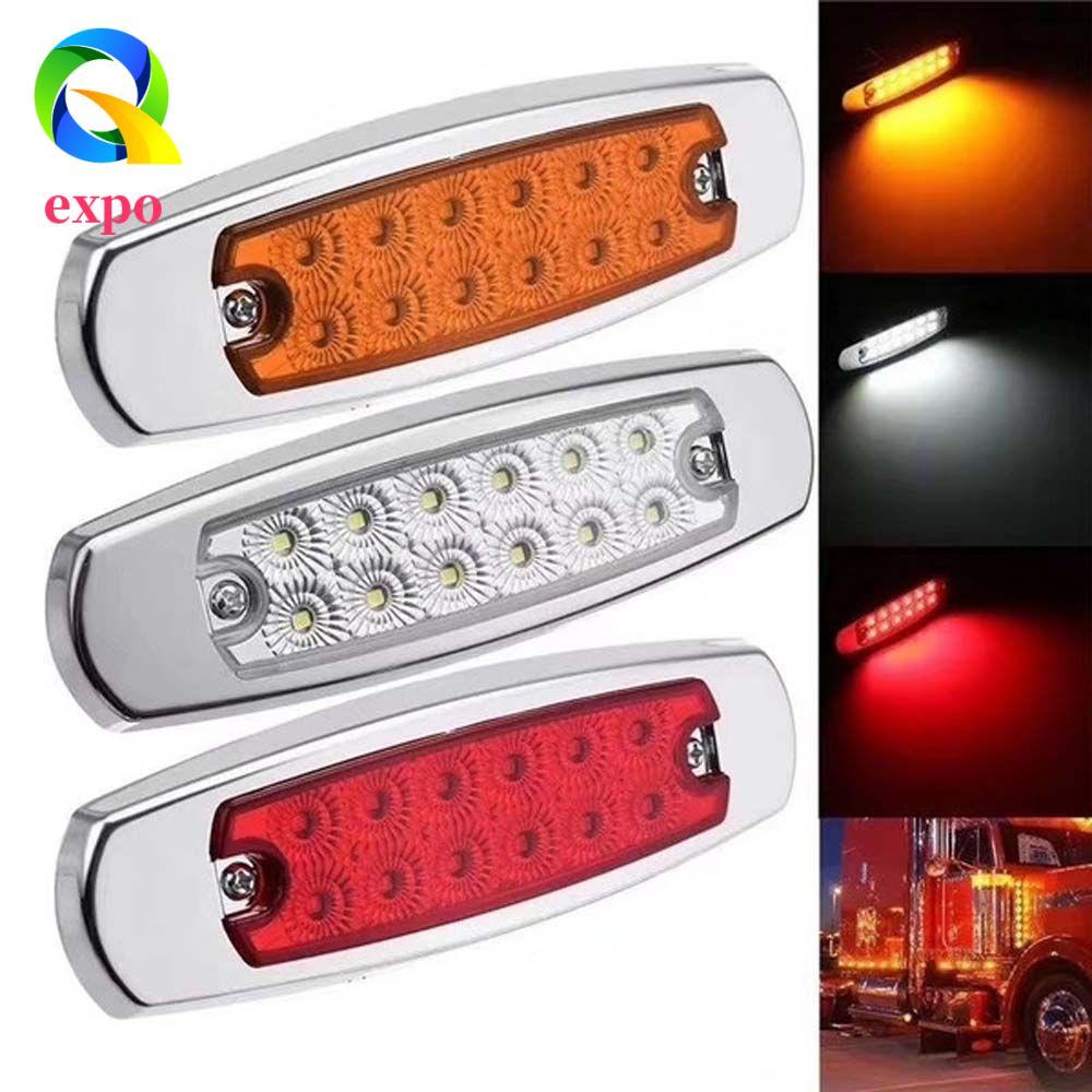 EXPO LIMIT Auto Marker Gap Light 12 LED Universal Boat Trucks Bus 12V Clearance Lamp