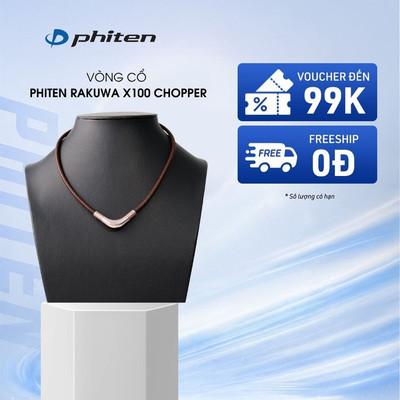 Vòng Cổ Phiten Rakuwa Necklace X100 Chopper Model Hỗ Trợ Cân Bằng Cơ Thể Chăm Sóc Sức Khỏe Phong Cách Thời Trang