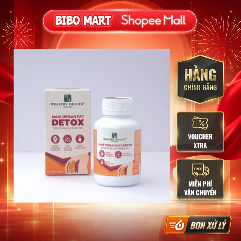 [LIVE] Viên uống thải độc mỡ nội tạng Maxi Organ Fat Detox (Hộp 60 viên) - BM002.1