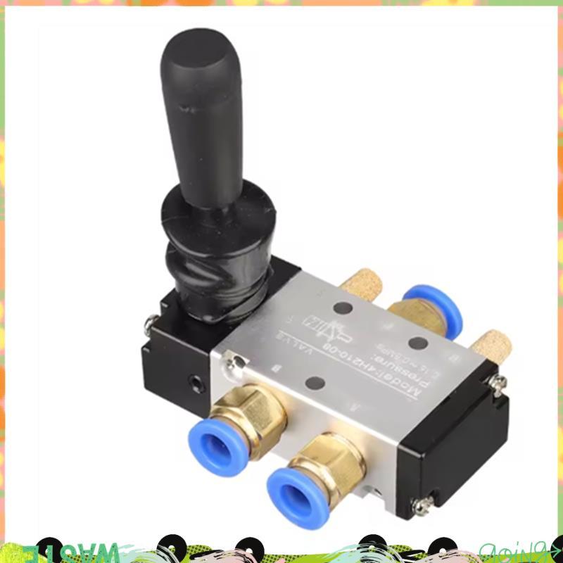 4H210-08 Air Hand Lever Van vận hành 5 / 2 Way 2 Vị trí 3 5Port Push-Pull 5 / 2 Way Khí nén Air Hand