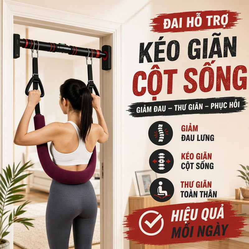 MISHILEI-Đai hỗ trợ thắt lưng treo，Cải Thiện Thoát Vị Thoái Hóa，thư giãn cột…