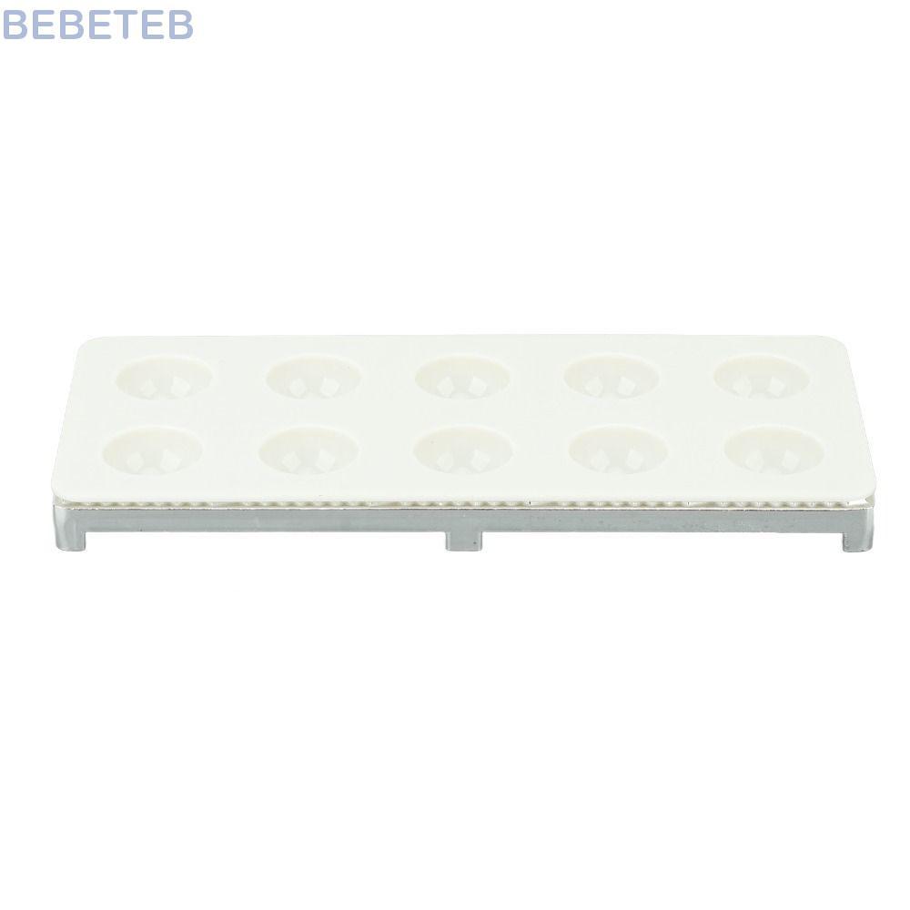 BEBETEB Ravioli Maker Press, Hợp Kim Nhôm ABS Xanh Bạc Ravioli Khuôn, Bền Thực Tế 10 Lỗ Hiệu Quả Rav