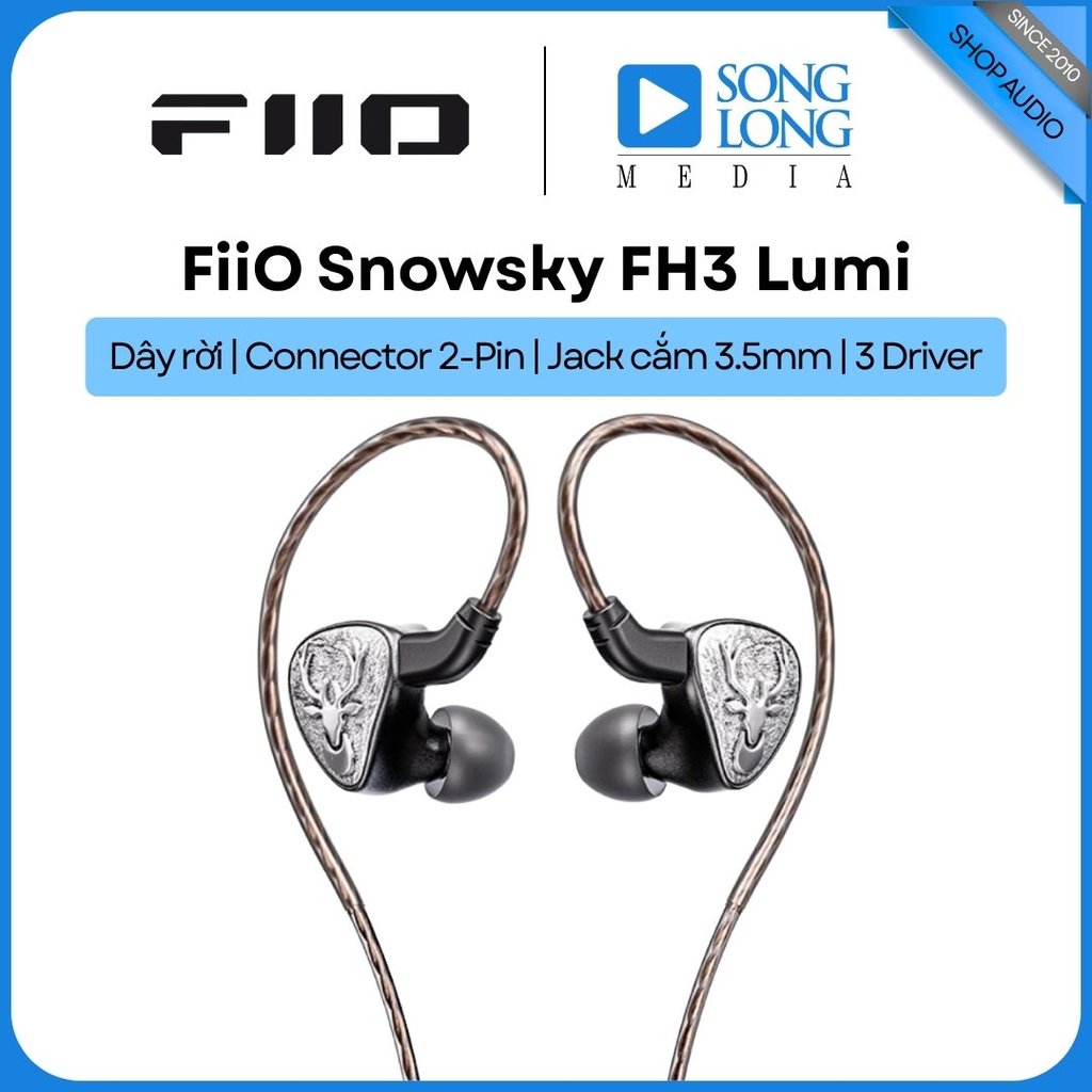 Tai nghe FiiO Snowsky FH3 Lumi  - Hàng Chính Hãng - Songlongmedia