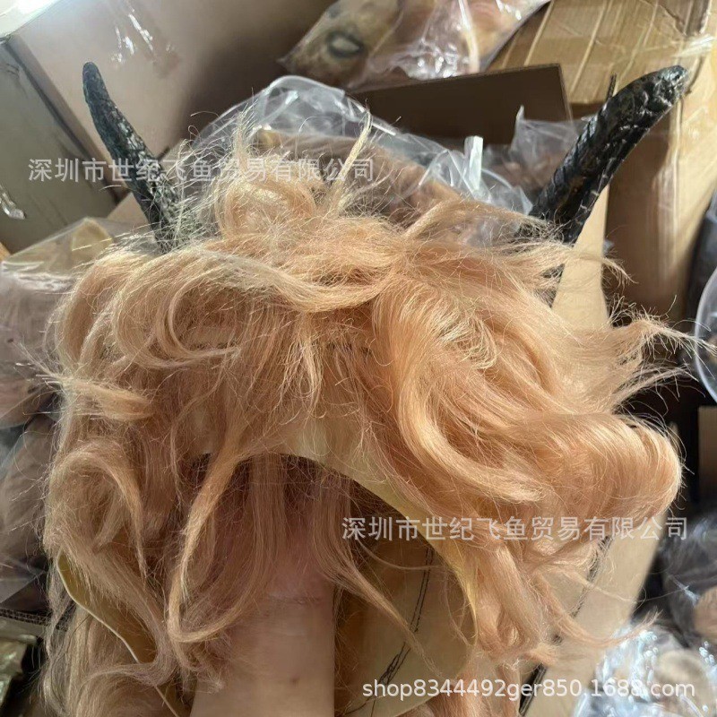 Beauty and the Beast Funny Beast Mũ đội đầu cosplay Prom Mặt nạ hóa trang Mũ đội đầu