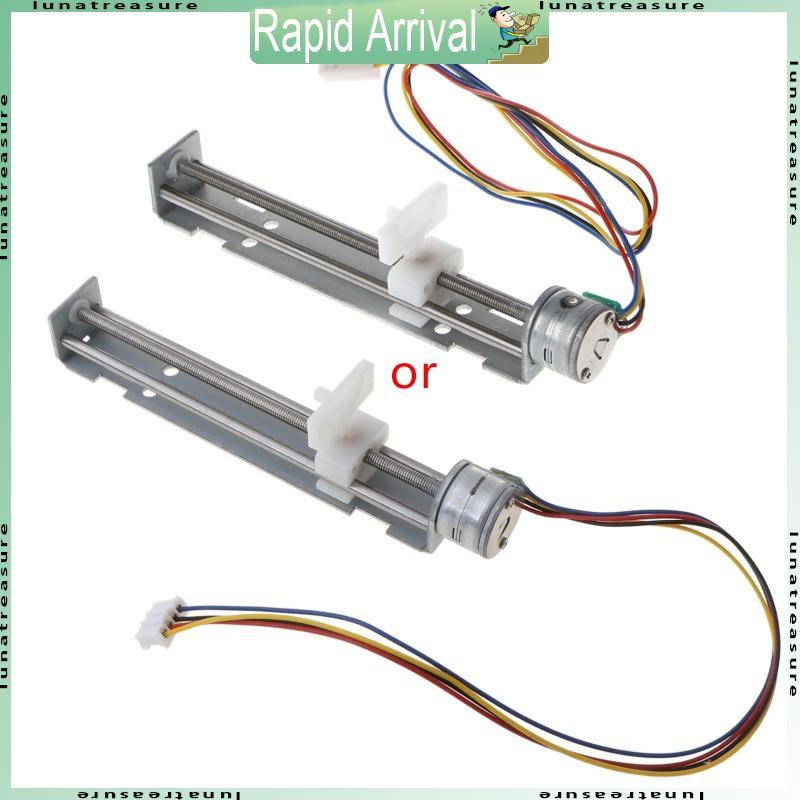 Lun DC 4-9V Drive Stepper Motor Vít có đai ốc Thanh trượt 2 pha 4 dây cho E
