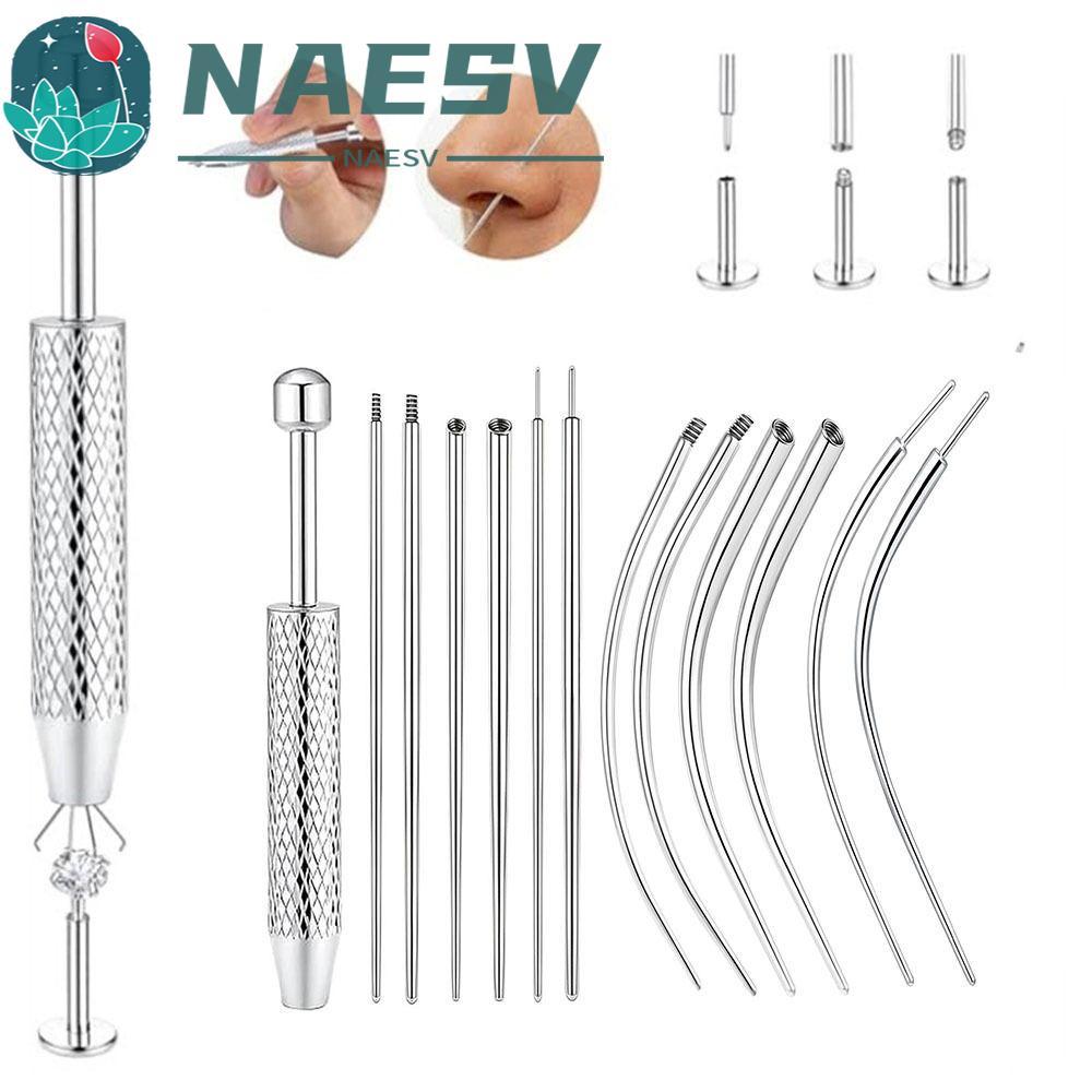 NAESV Piercing Taper Tool, Dụng cụ bôi bông tai bằng thép không gỉ Dụng cụ xỏ khuyên, Dụng cụ xỏ khu