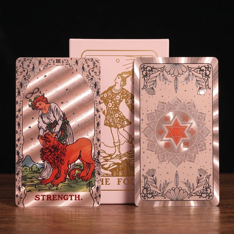 Tarot Cards Tarot Cards Classic Gold Foil Tarot Cards Tarot Cards Bộ sưu tập đầy đủ Bộ mạ vàng PET c