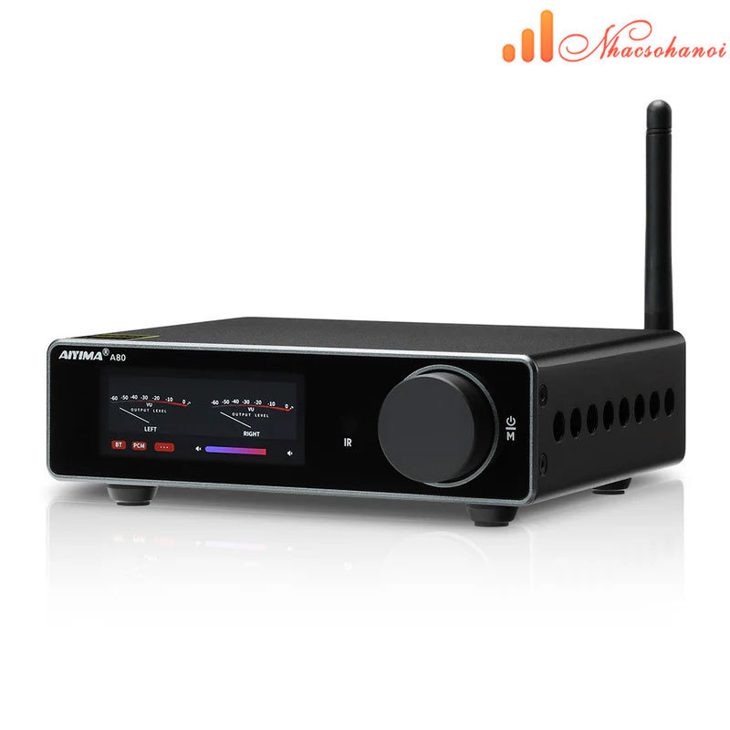 AIYIMA A80 – DAC AMP Hi-Fi ALL-IN-ONE | ESS9038Q2M + TPA3255 | Bluetooth aptX HD | 300W x 2. AUDIO