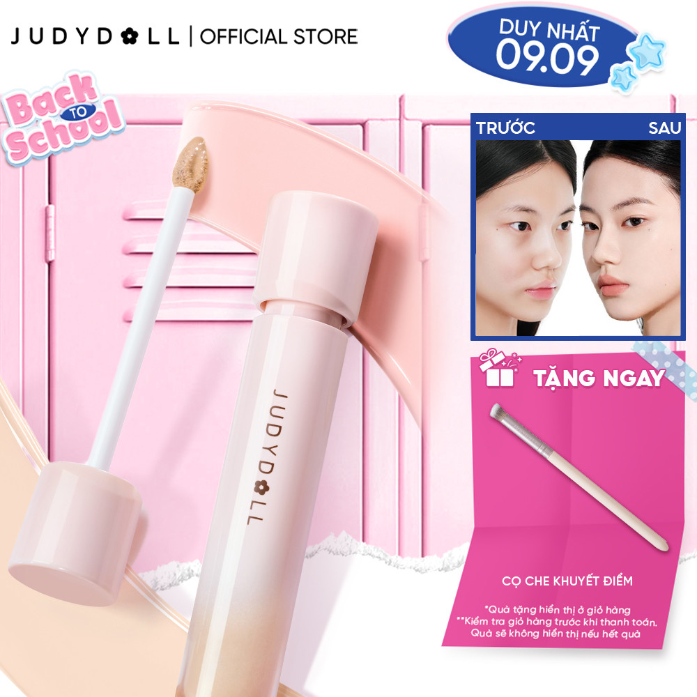 Kem Che Khuyết Điểm JUDYDOLL Liquid Concealer Che phủ tốt Che quầng thâm Không mốc Không đọng rãnh n