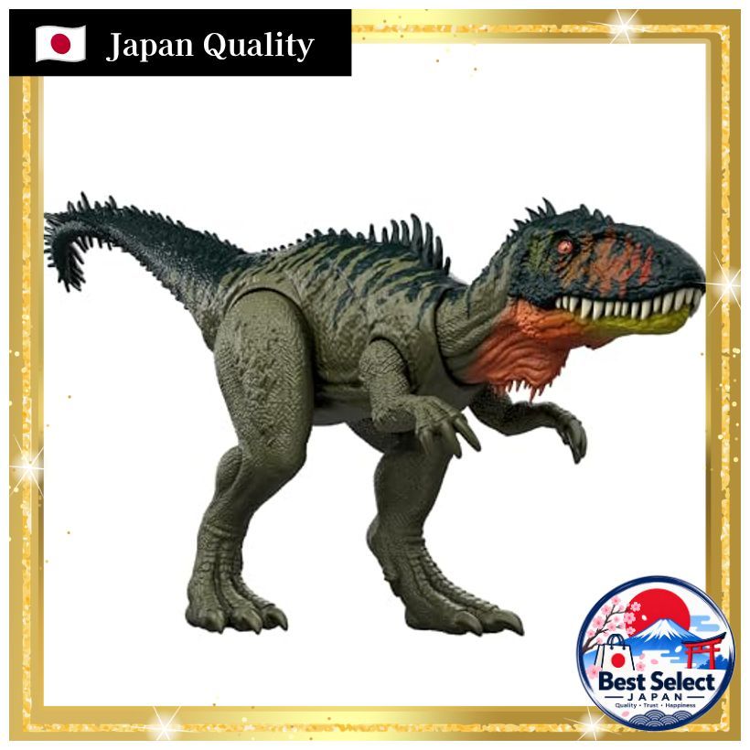 Mattel Jurassic World Big Action Tyrannotitan Children's Figure Dinosaur Toy Length: approx. 34.3cm 