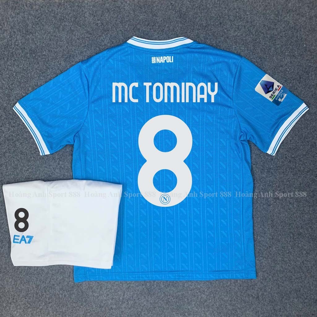 Bộ cao cấp trẻ em sân nhà Napoli 26 / 27 mới