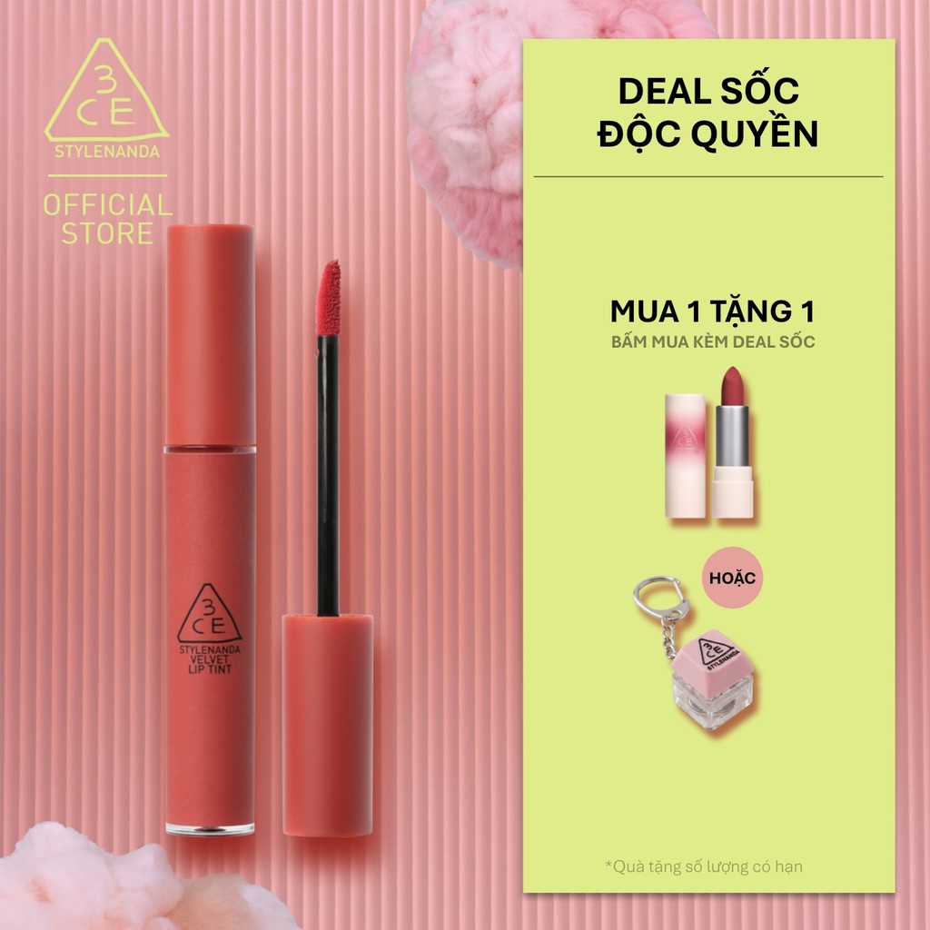 Son kem lì nhung mịn 3CE Velvet Lip Tint