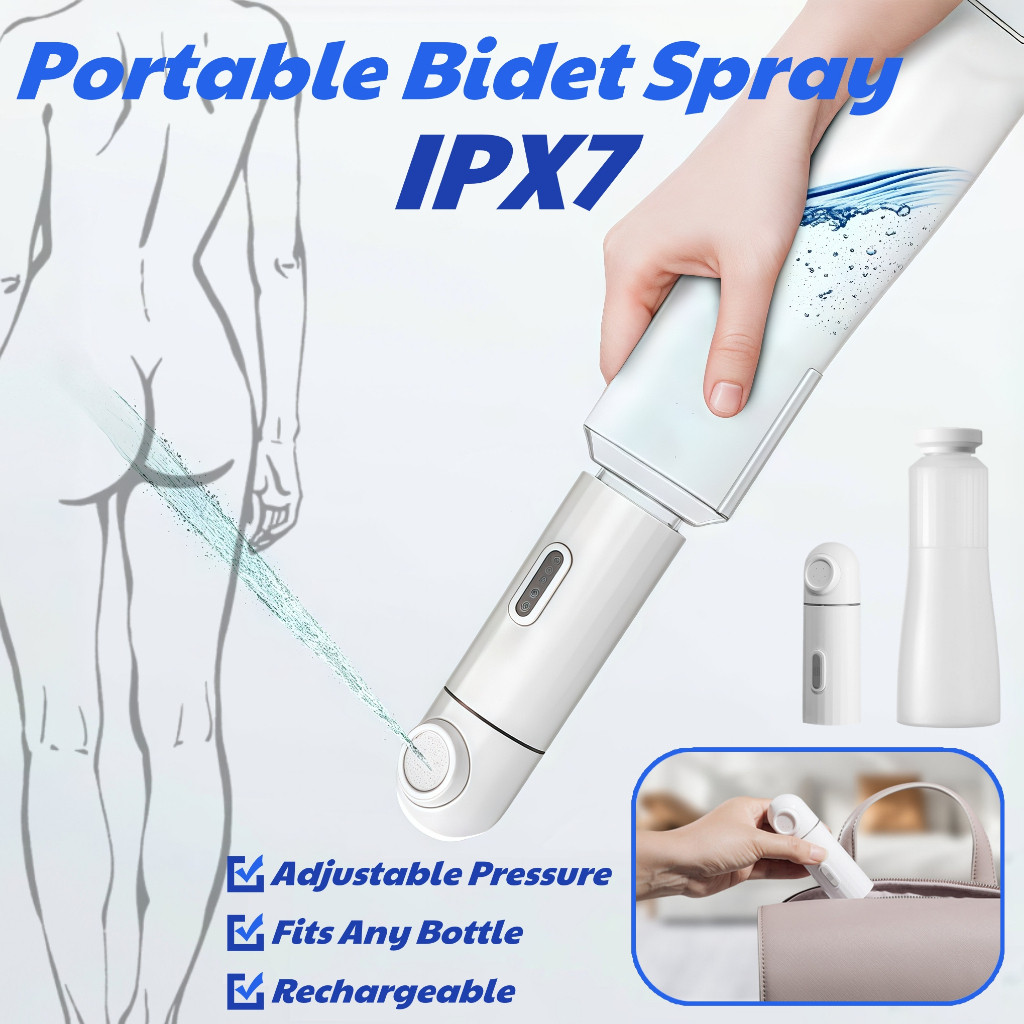 Bộ Xịt Bidet Di Động Du Lịch Điện Di Động Bidet Cầm Tay Mini Bidet Xịt Vệ Sinh