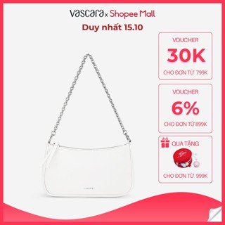 [Voucher 30K | 15.10] Vascara Túi Đeo Vai Tối Giản Phối Xích - SHO 0297