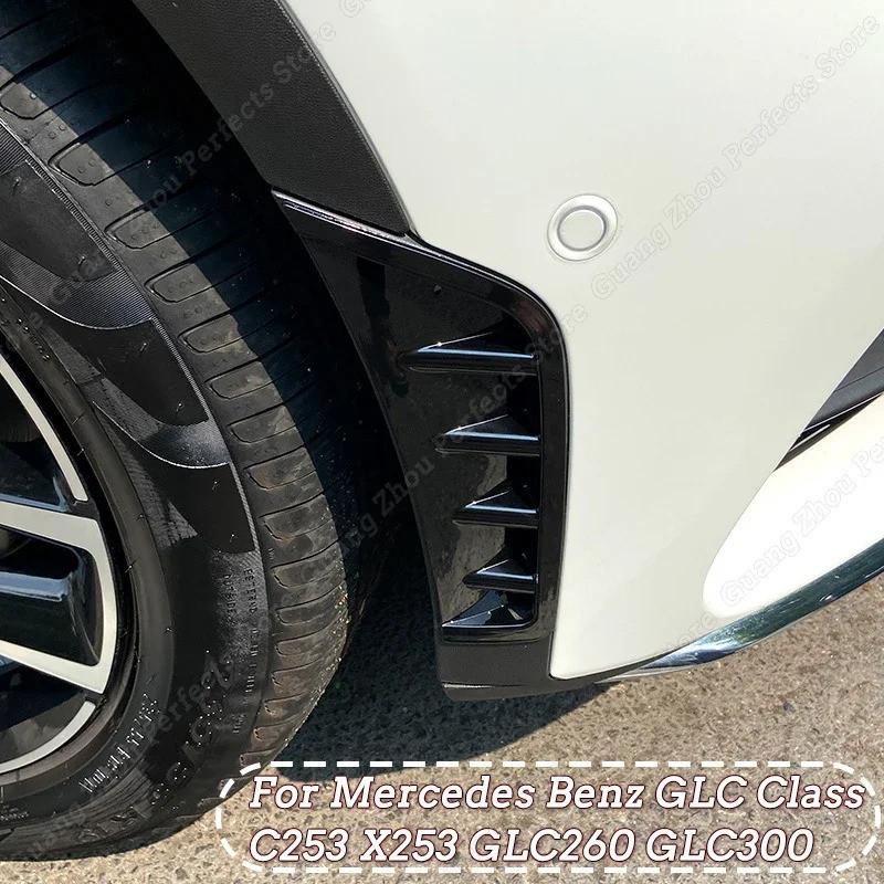 Cản Trước Gió Bên Cánh Trang Trí Dành Cho Xe Mercedes Benz GLC Class C253 X253 GLC260 GLC300 2020-20