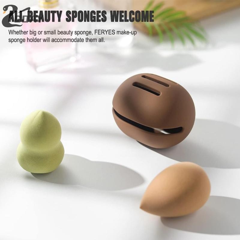 BEAUTY BLENDER GOAY Hộp đựng miếng bọt biển trang điểm thân thiện với môi trường Vỏ silicon nhiều lỗ