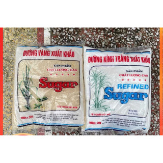 (Com bo 7 túi) Đường tinh khiết xuất khẩu đường kính trắng, đường vàng (800g/1 túi)