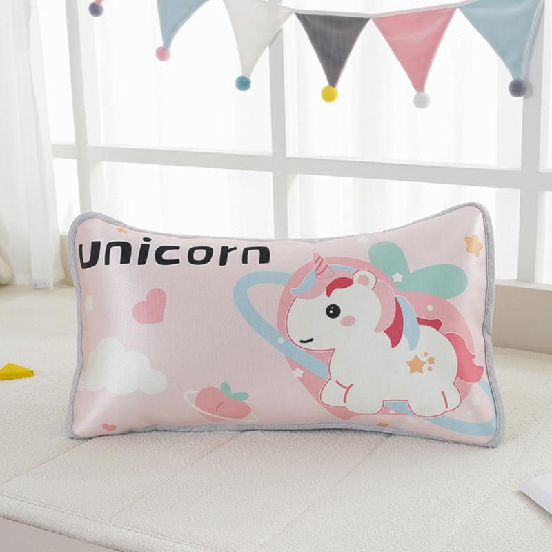 Vỏ Gối 40x60 Trẻ Em Vỏ Gối 30x50 Mùa Hè Trẻ Em Hoạt Hình Vỏ Gối Ice Silk