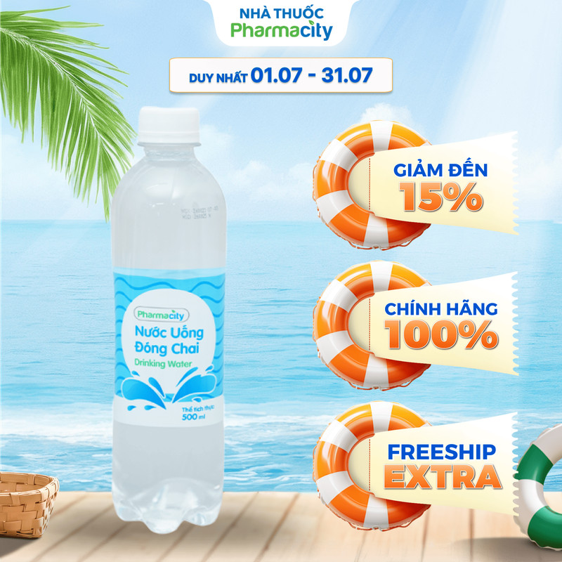 Nước uống đóng chai Pharmacity (500ml)
